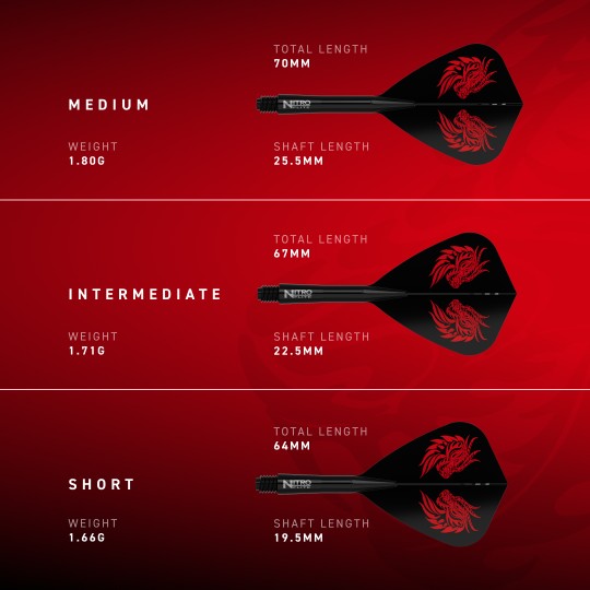 Jonny Clayton Nitro Flite - Red Dragon Flightsystem - Kite