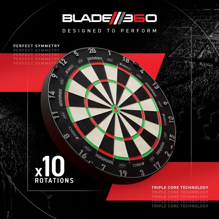 Winmau Blade 6 TC 360 PDC Carbon Dartboard