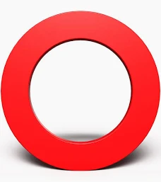 Bull's Dartboard Base Surround - einfarbig ohne Aufdruck - Rot